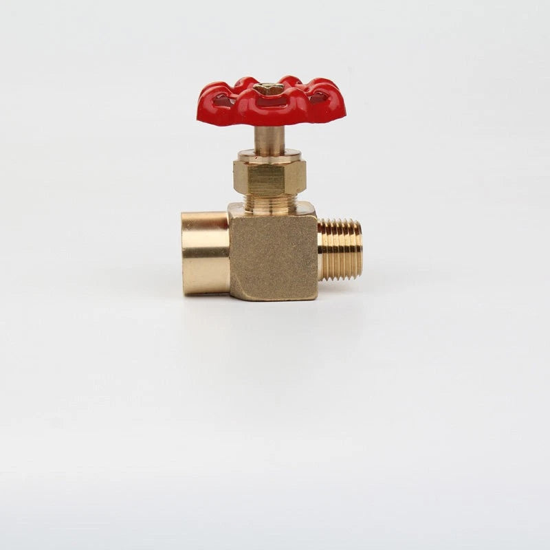 Brass Double Compression Fittings — Straight, 90° Elbow & Shut Off Valve