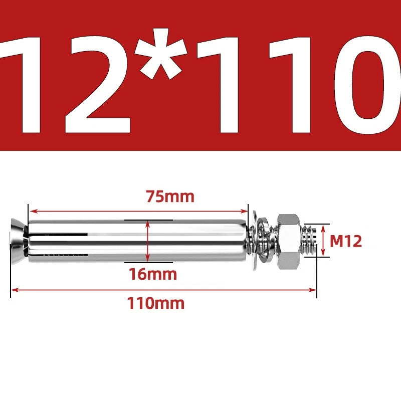 M6-M20 Stainless Steel Concrete Expansion Anchor Bolts – Extra Long