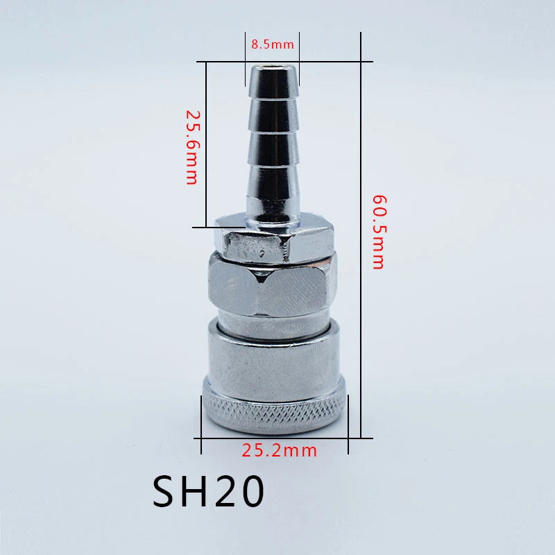 Iron Chrome Plated C-Type Quick Connector Quick Disconnect Air Hose Fitting