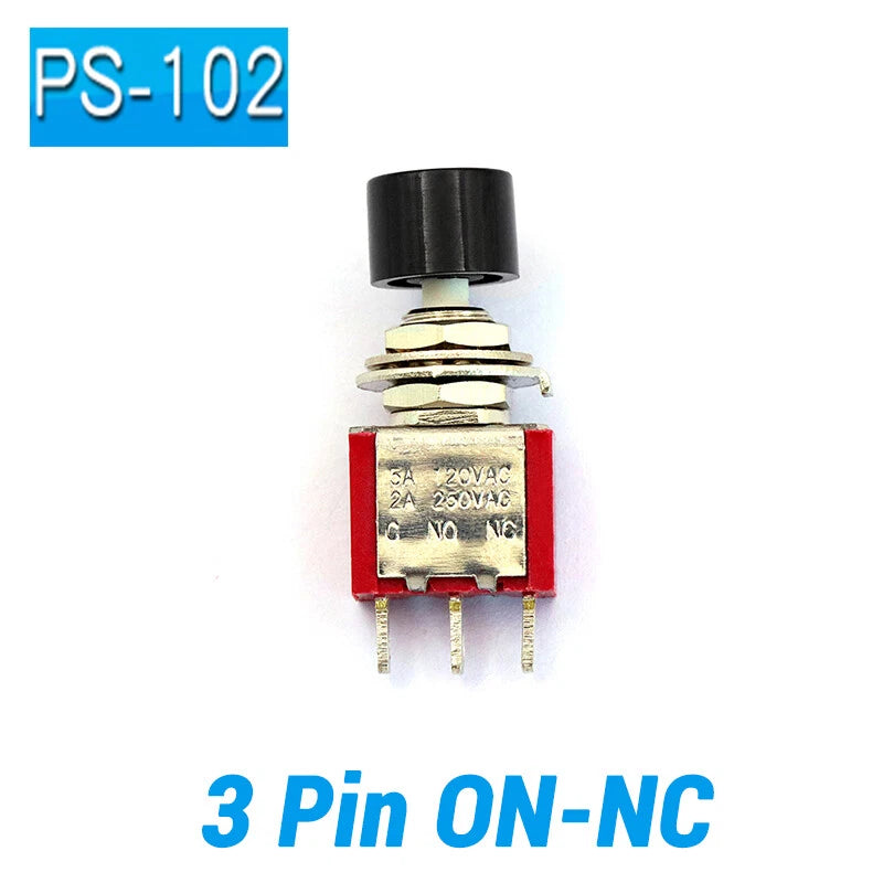Mini Toggle Switch ON-ON ON-OFF-ON ON-NC Solder Lug 3 6 9 12 Pin | Self-Locking & Momentary