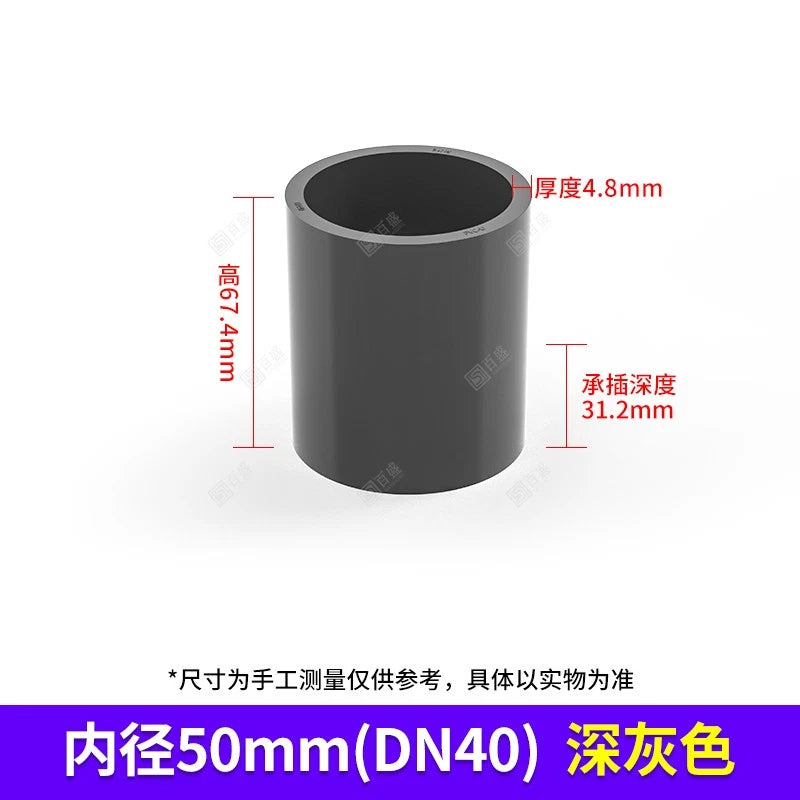PVC Plumbing Fittings 45° Elbow-Straight-Tee Pipe Connector Solvent Weld