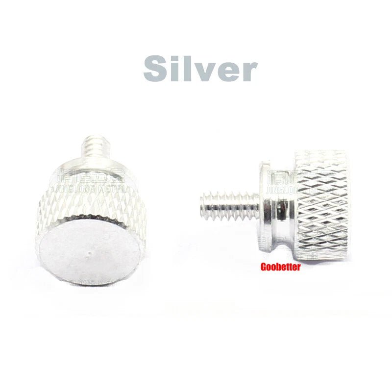 632×6 Color Knurled Thumb Screws – Aluminum Hand Grip Knob Bolts for PC Computer Case (12 Colors) - HomeDIYer