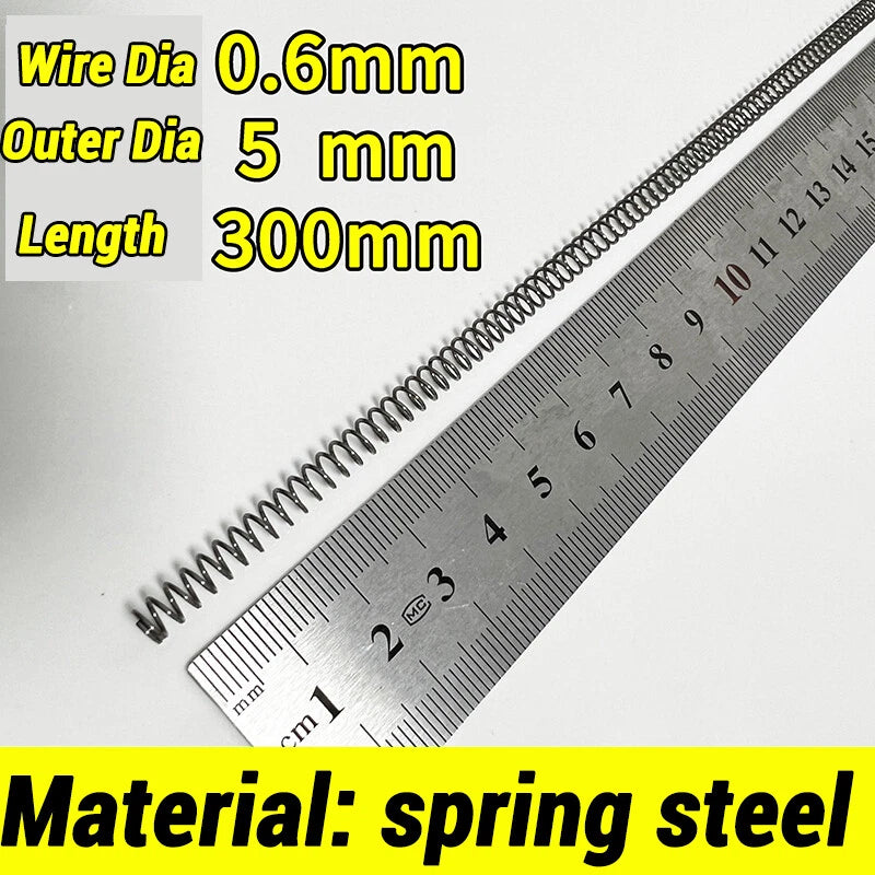 Compression Spring Various Size 2-60mm Diameter & 300mm Length Pressure Small