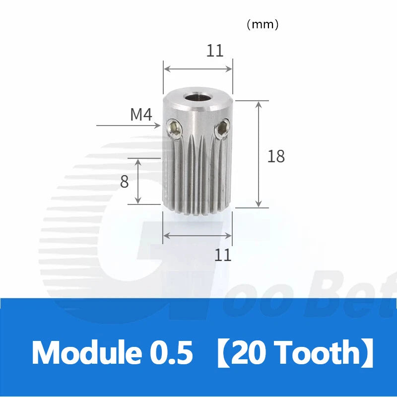 Mod 0.5 1 1.5 2 Precision Spur Gear Stainless Steel with Hub 12 Tooth - 60 Tooth