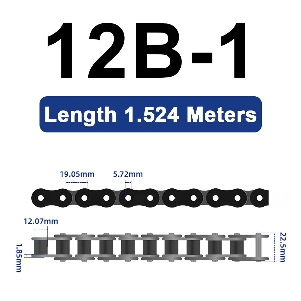 04C 05B 06B 06C 08A 08B 10A Roller Chain Quality Simplex Double Row 1.524 METRES