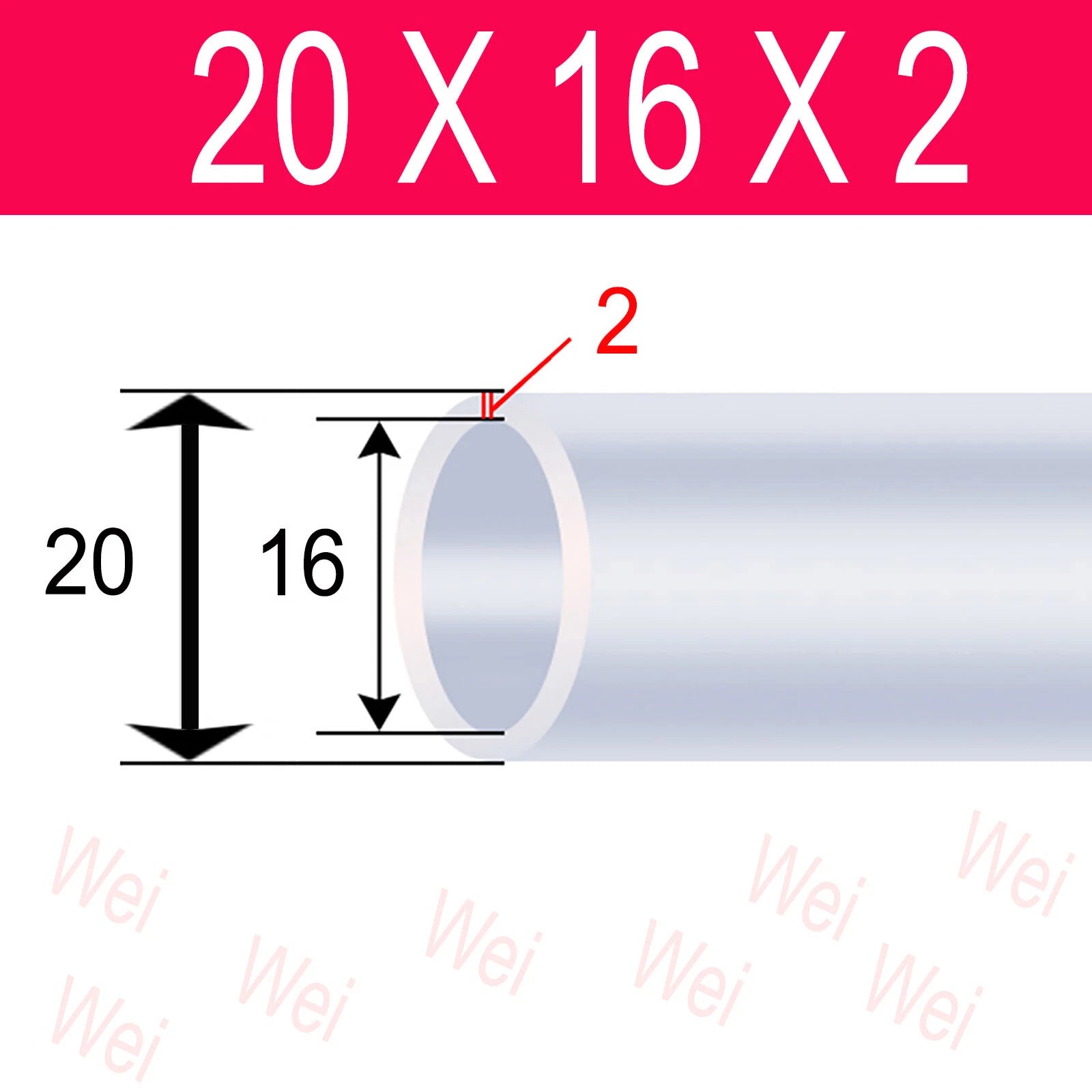 Clear Flexible PVC Tubing – OD 3mm to 57mm, Custom Cut Lengths