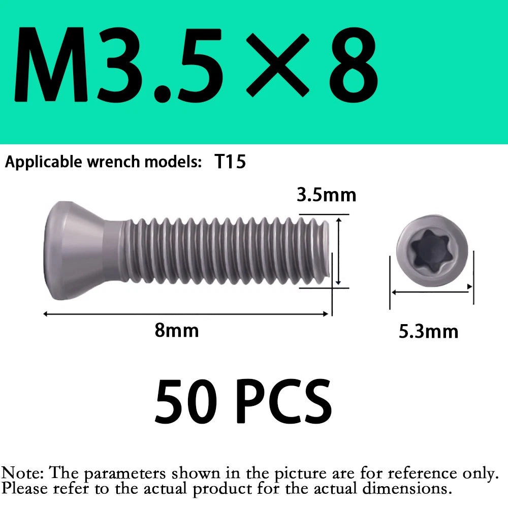 M3 M4 M5 Grade 12.9 Torx Countersunk Machine Screws – SCM435 Alloy Steel, Fully Threaded (4–16mm)