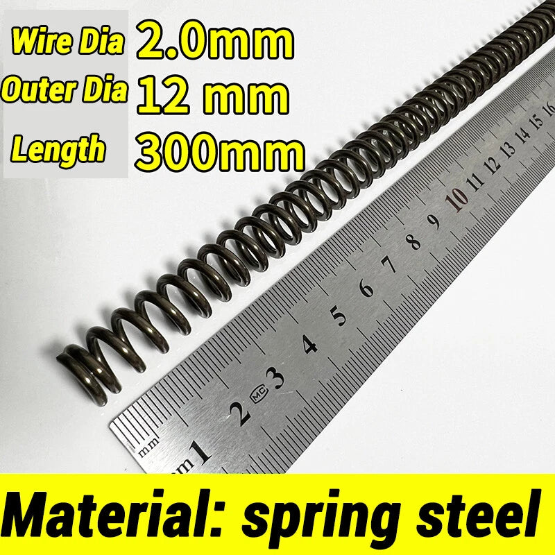 Compression Spring Various Size 2-60mm Diameter & 300mm Length Pressure Small