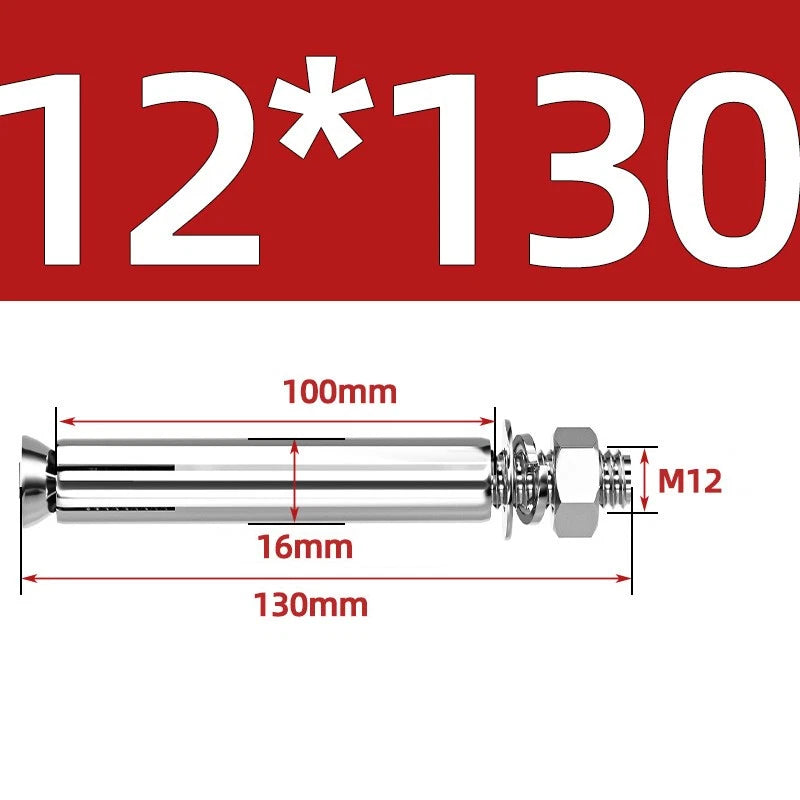 M6-M20 Stainless Steel Concrete Expansion Anchor Bolts – Extra Long