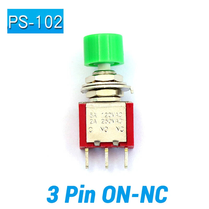 Mini Toggle Switch ON-ON ON-OFF-ON ON-NC Solder Lug 3 6 9 12 Pin | Self-Locking & Momentary