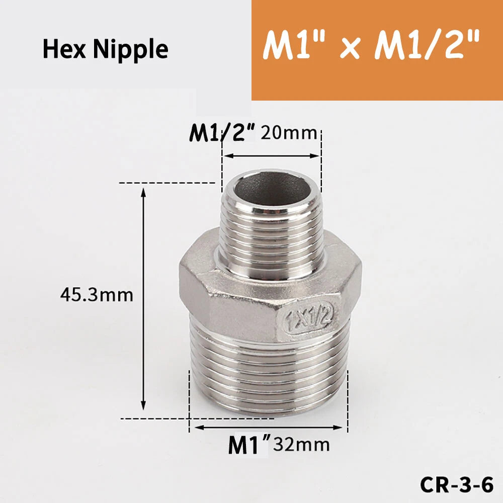 Pneumatic Push to Connect Fittings — Elbow, Tee, Straight & More | Stainless Steel Air Line