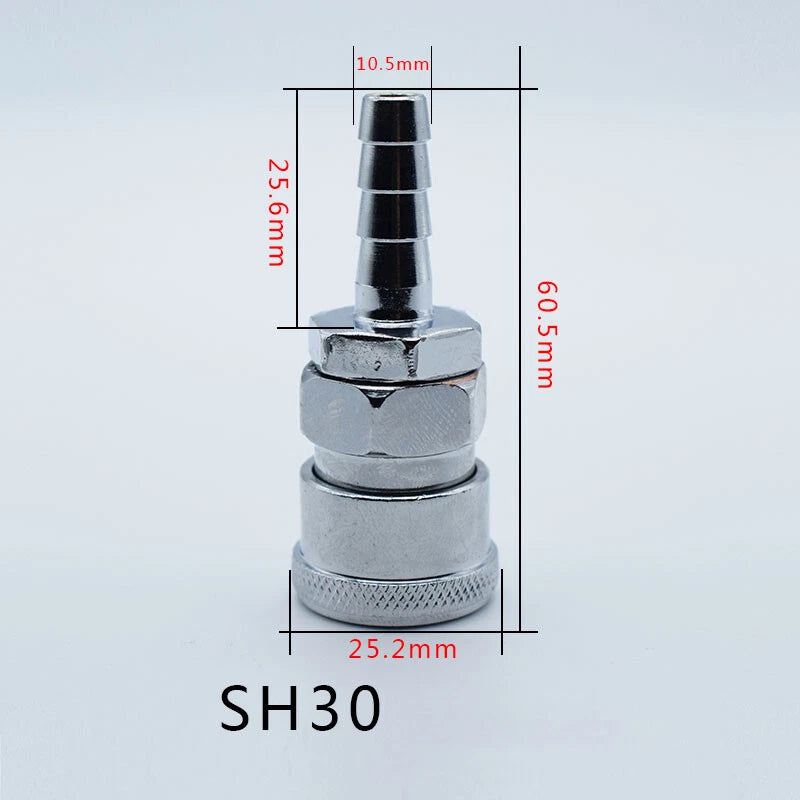 Iron Chrome Plated C-Type Quick Connector Quick Disconnect Air Hose Fitting