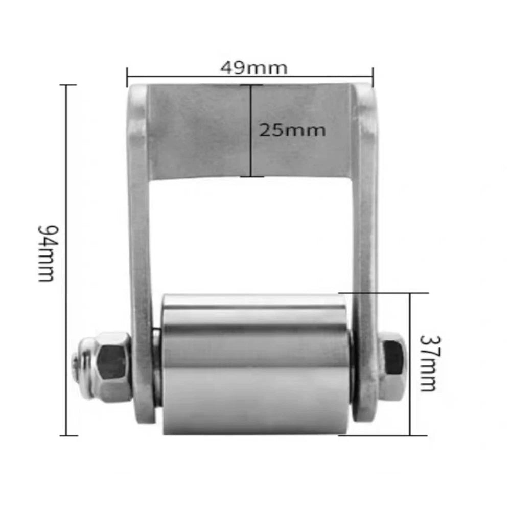 304 Stainless Steel Pulley "U V H" Groove Shape Roller Wheels Idler Pulley Wheel