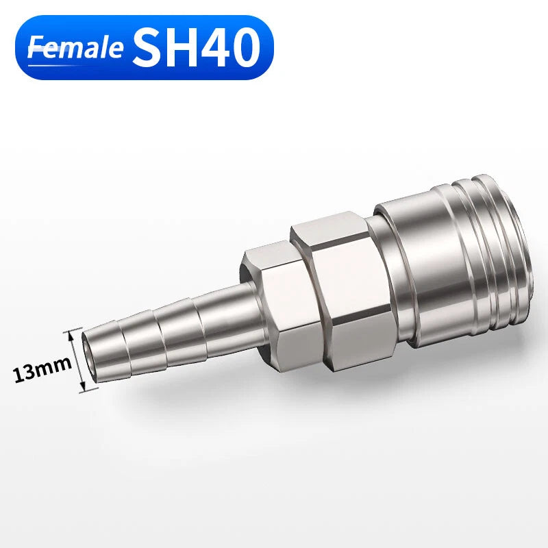 Air Compressor Quick Release Coupler — Plastic & Steel, All Models (1/4" to 1/2")