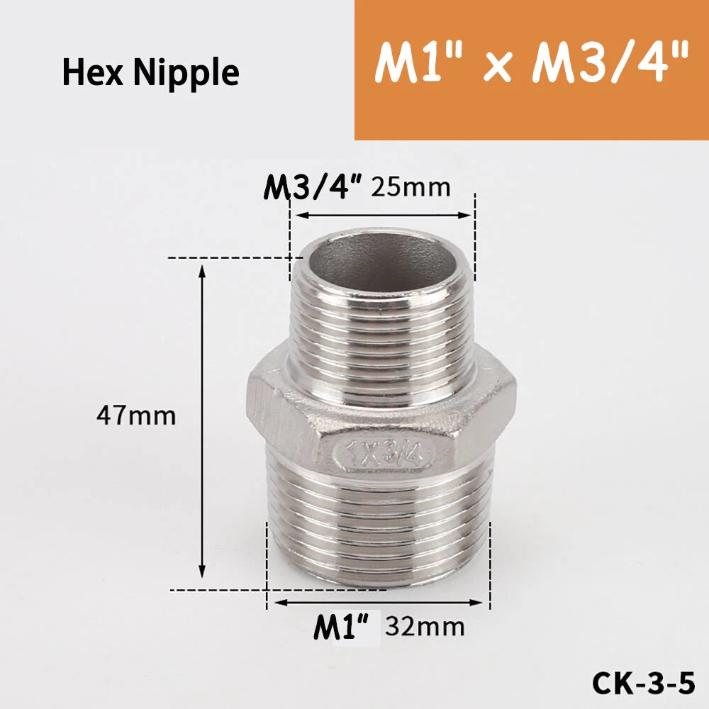 Pneumatic Push to Connect Fittings — Elbow, Tee, Straight & More | Stainless Steel Air Line
