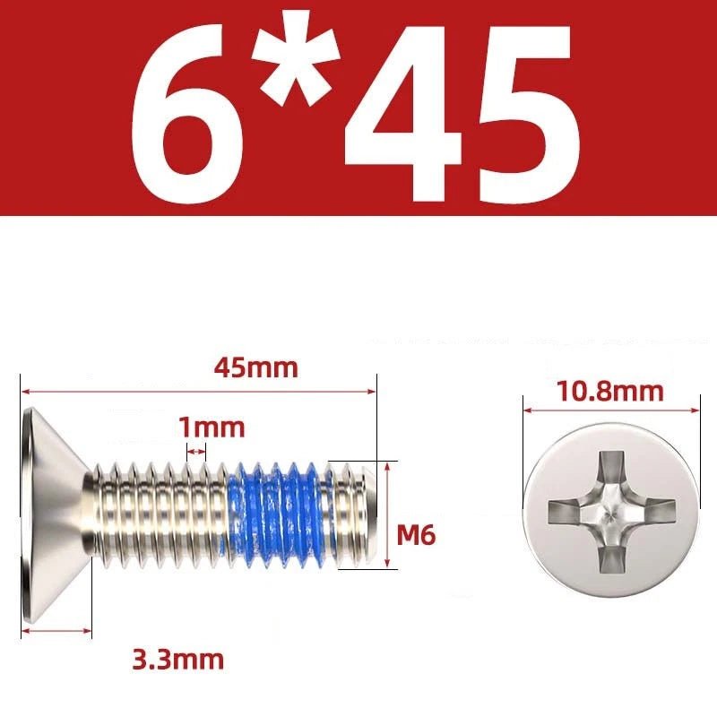 M1.2–M6 Phillips Flat Head Machine Screws | Carbon Steel | Black & Nickel Plated - HomeDIYer