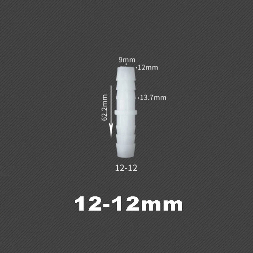 Plastic Barbed Straight Connector Pipe Hose Joiner Fittings Air Water 2.4-3.2mm