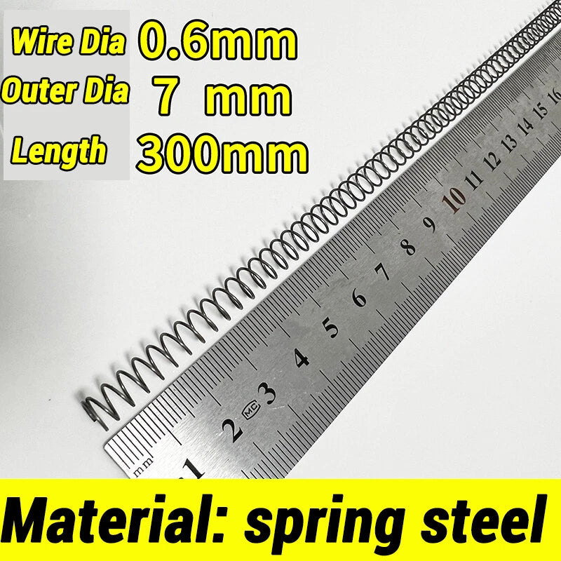 Compression Spring Various Size 2-60mm Diameter & 300mm Length Pressure Small