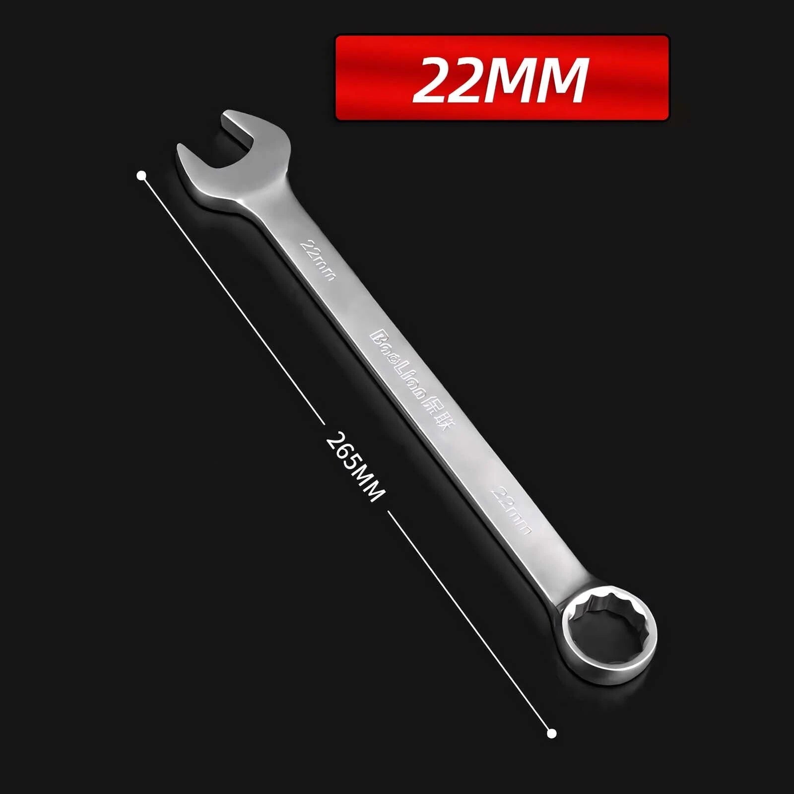 Matt Combination Wrench Set Ignition Spanner Steel Tools Metric SAE 6MM-50MM