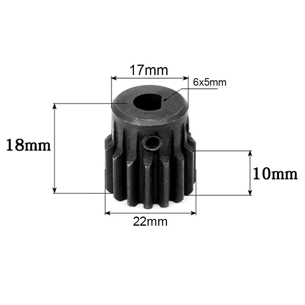 1 Modulus 20 Teeth Spur Gears Transmission Motor Gear Bore 4-12.7mm Pitch 3.14mm