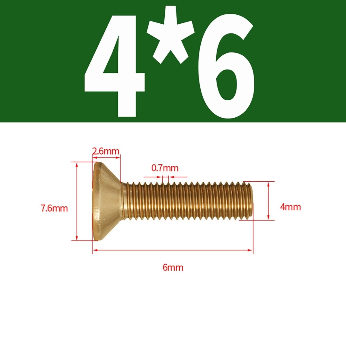 Brass Pozi Countersunk Machine Screws DIN 965 M2 - M8 Flat Head - HomeDIYer