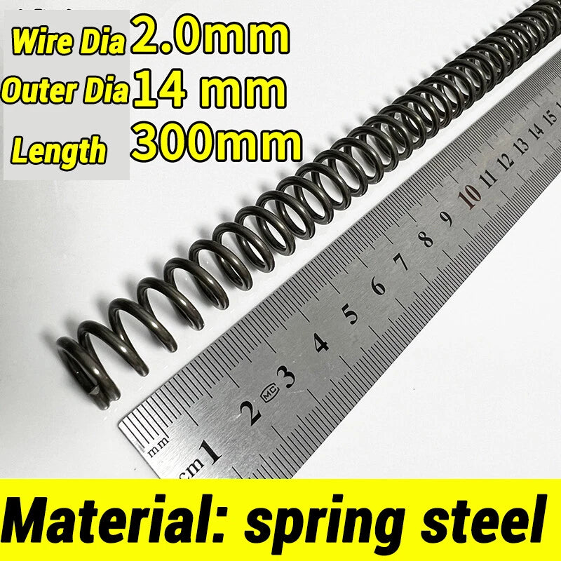 Compression Spring Various Size 2-60mm Diameter & 300mm Length Pressure Small