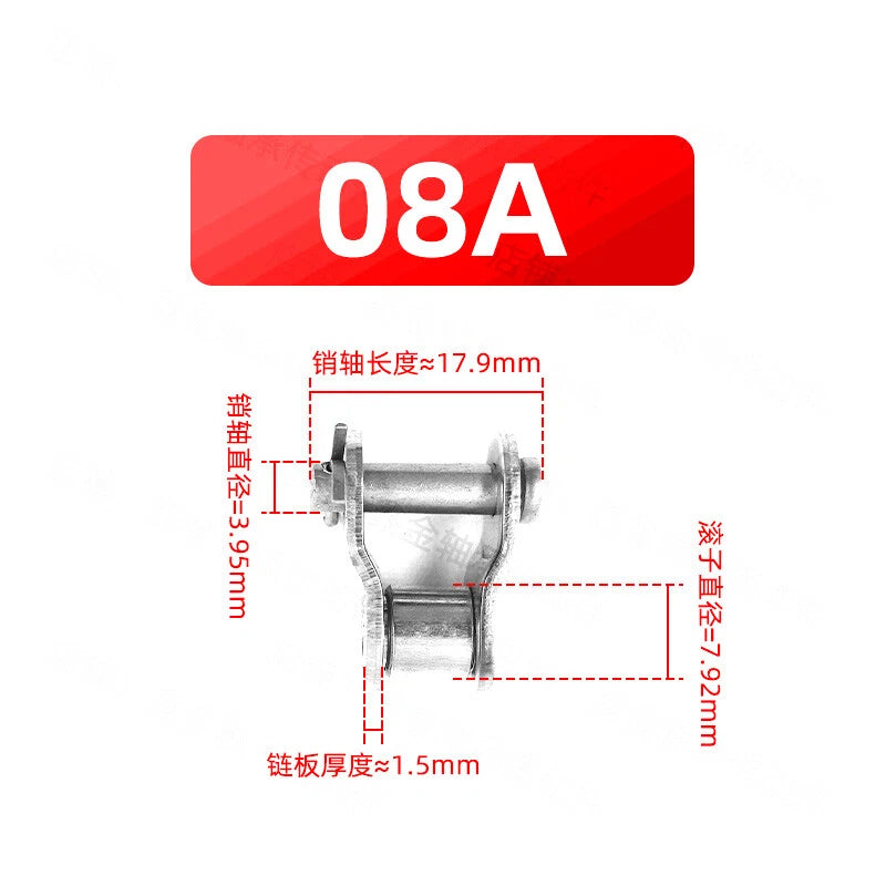 A2 Stainless Steel Roller Chain Link Fast Post Fully& Half Chain Connected Joint
