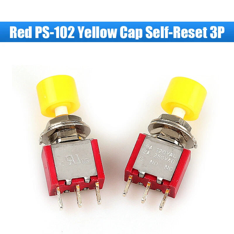 MTS PS Toggle Switch SPDT — 3/6/9/12 Pin, 2-Way/3-Way, Latching & Self-Reset