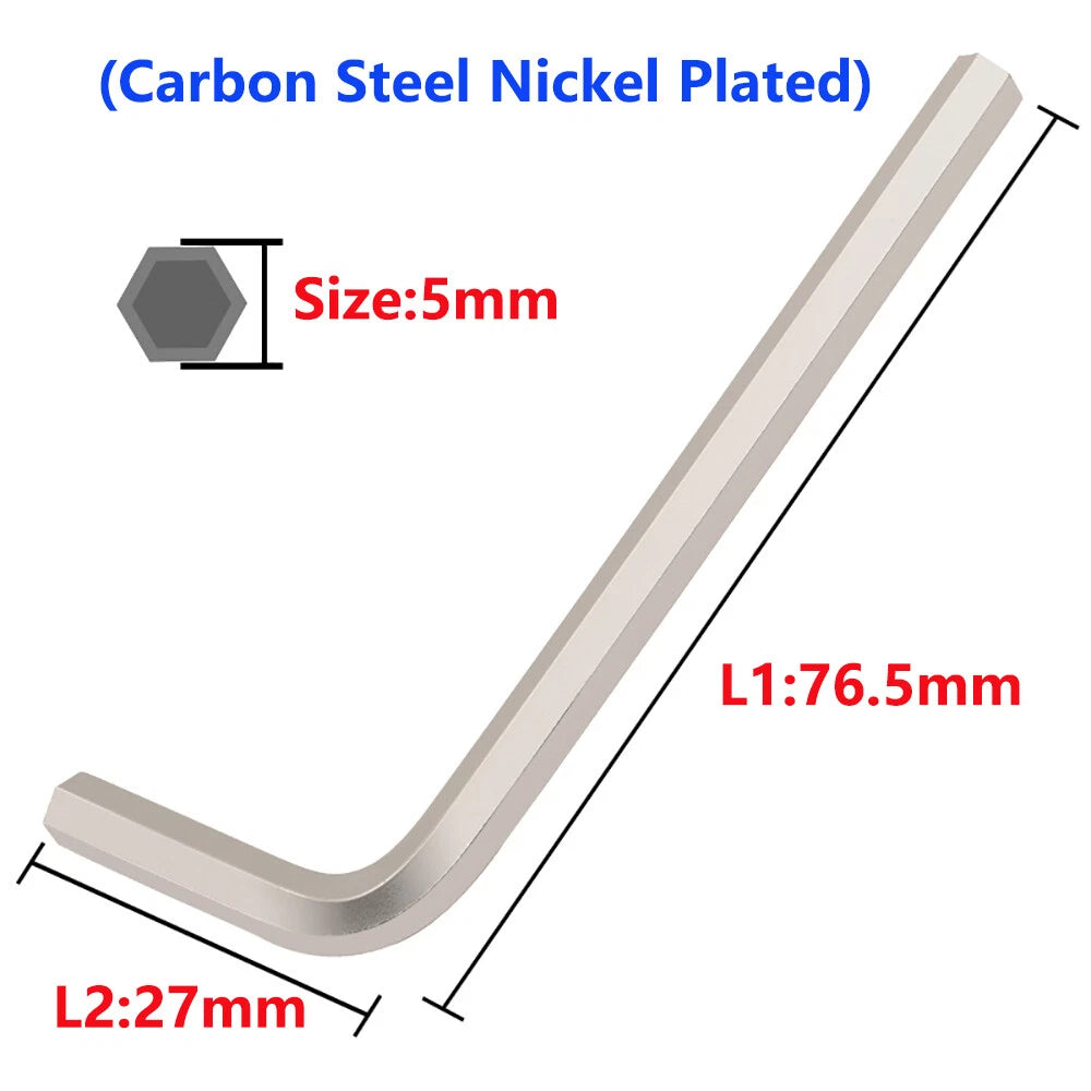 0.7mm-17mm Allen Keys Hexagon Key Hex Wrench Extra Long 5mm 6mm 8mm 10mm 14mm