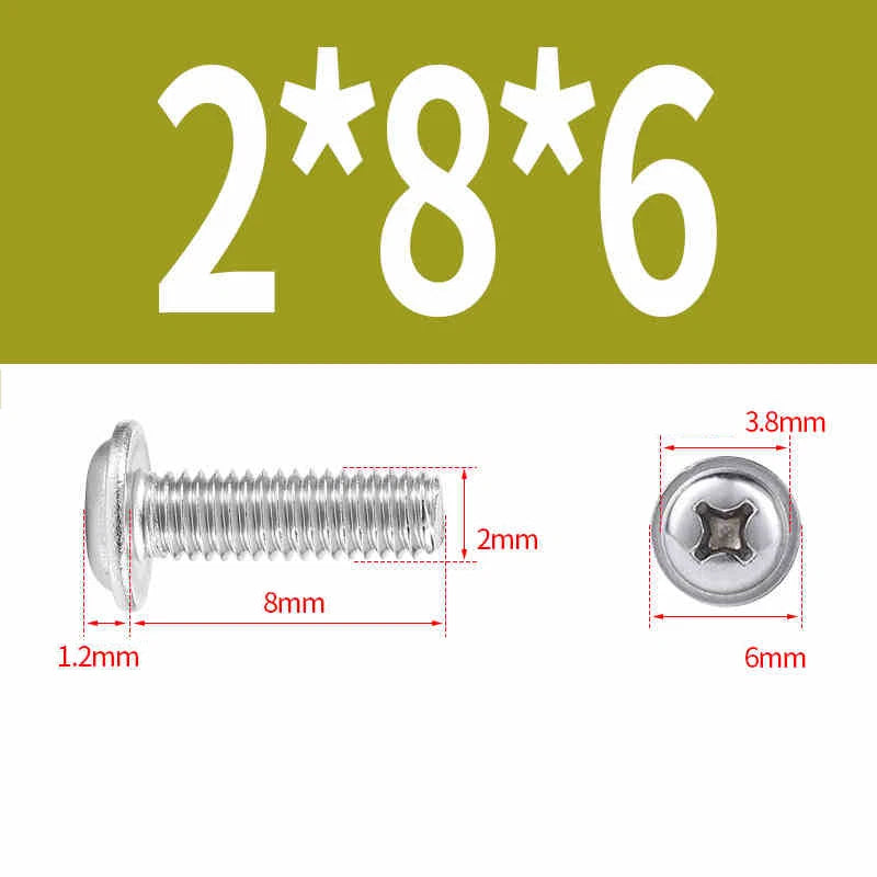 Phillips Flanged Pan Head Machine Screws M1.4 to M4 Multiple Lengths