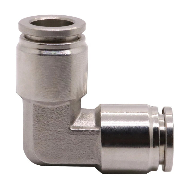 Stainless Steel Pneumatic Push-to-Connect Fittings — Straight, Elbow, Tee, Wye & More
