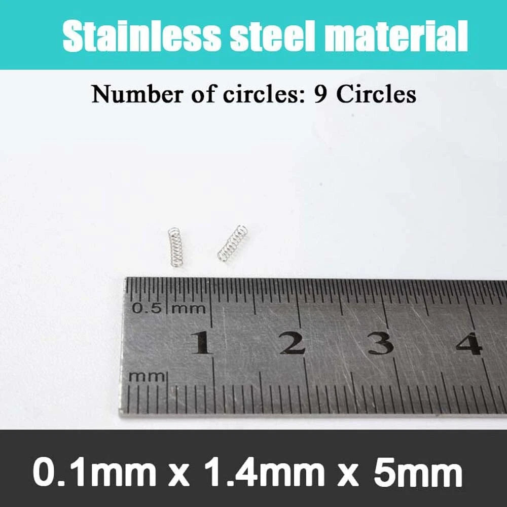 Stainless Steel Compression Springs Steel wire 0.1 mm small coil spring 5-20mm