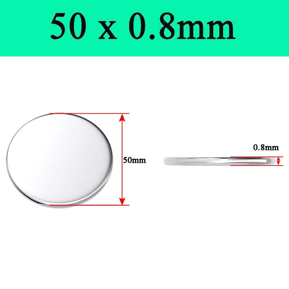 Round Precision Laser Cutting A2 Stainless Steel Blanks Discs Metal Sheet Custom