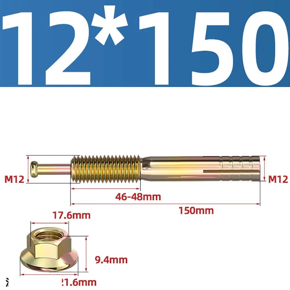 Carbon Steel Expansion Anchor Bolts — M6 to M24, 45mm to 250mm