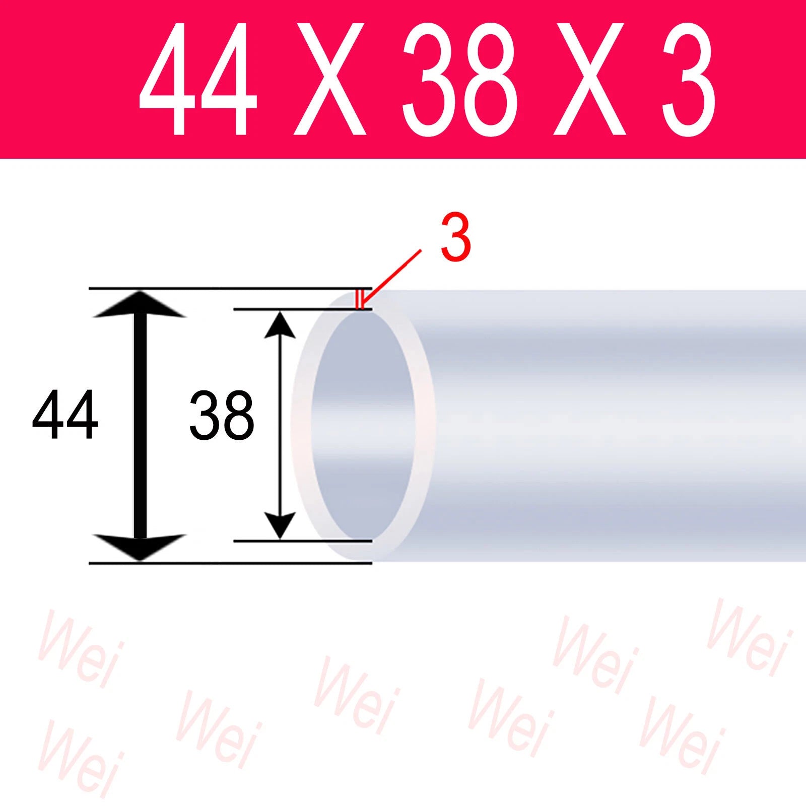 Clear Flexible PVC Tubing – OD 3mm to 57mm, Custom Cut Lengths