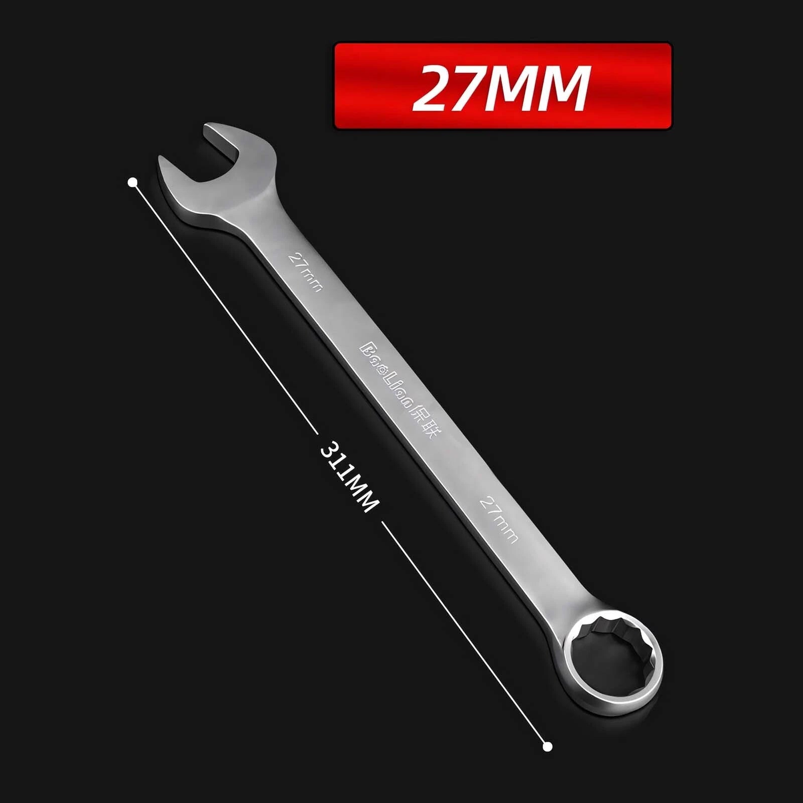 Matt Combination Wrench Set Ignition Spanner Steel Tools Metric SAE 6MM-50MM