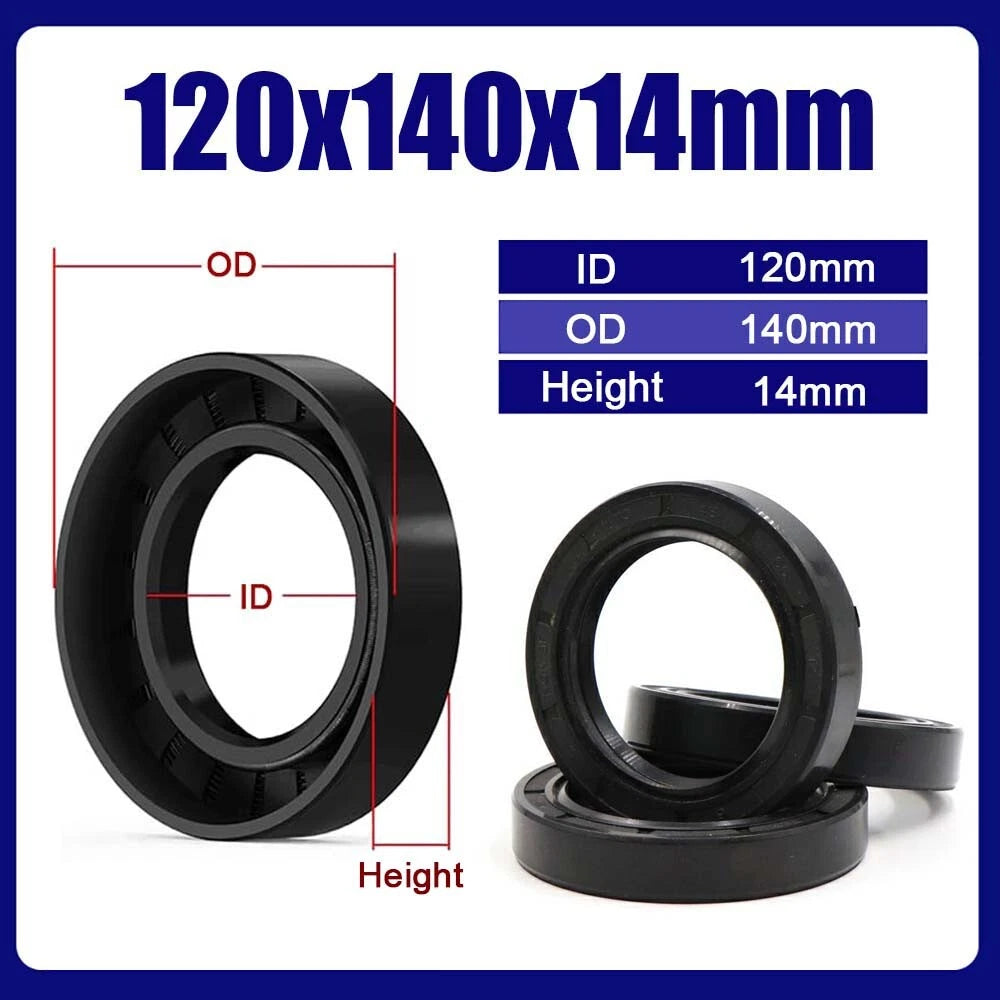 TC NBR Skeleton Oil Seal Rings Double Lip Sealing ID 50~400mm for Rotation Shaft