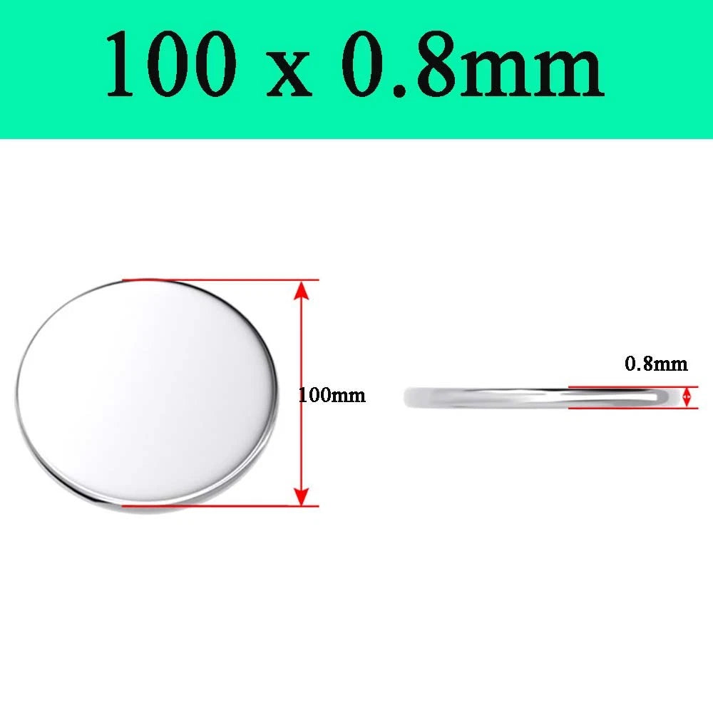 Round Precision Laser Cutting A2 Stainless Steel Blanks Discs Metal Sheet Custom