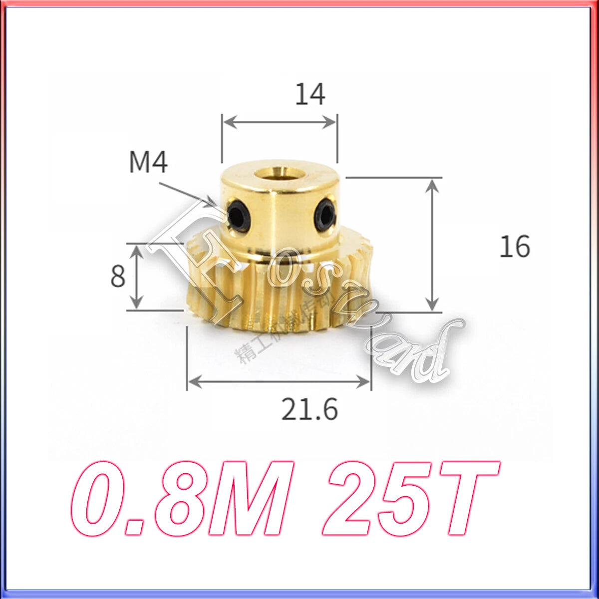 Worm Gear Set 0.5/0.8/1/1.5 Mod Rod Shaft Gear Wheel Reduce Transmission Part