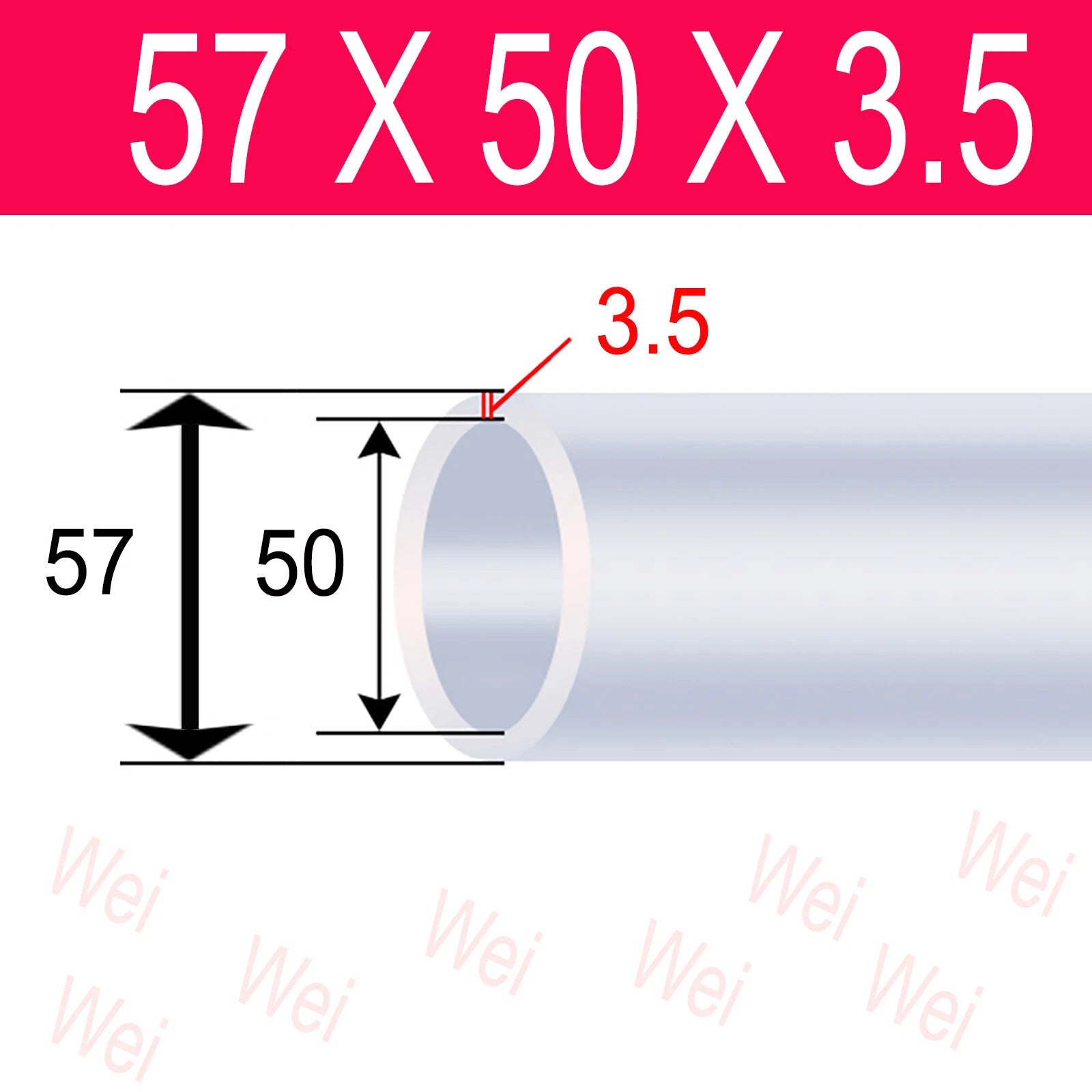 Clear Flexible PVC Tubing – OD 3mm to 57mm, Custom Cut Lengths