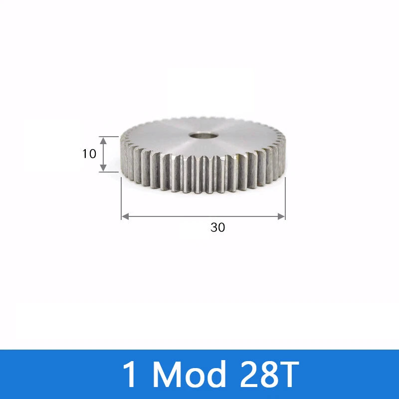 Spur Gear 45# Steel Transmission Gear 1/2 Module 12-160 Teeth Pinion Motor Gear