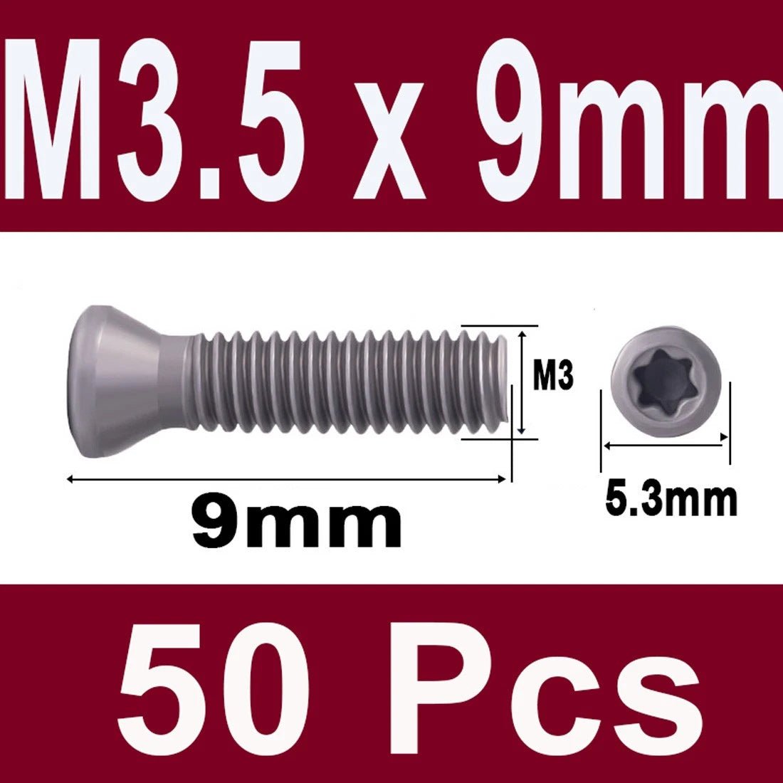 12.9 Grade Torx Flat Head Machine Screws — Carbon Steel, M1.6 to M6 - HomeDIYer