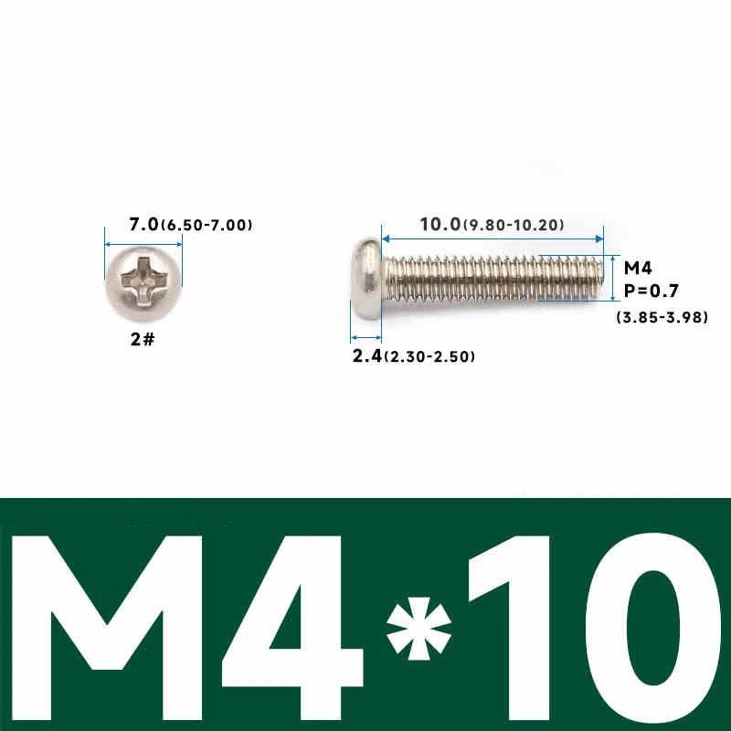 Phillips Pan Head Machine Screws – Carbon Steel M1 to M4, Multiple Lengths & Finishes - HomeDIYer