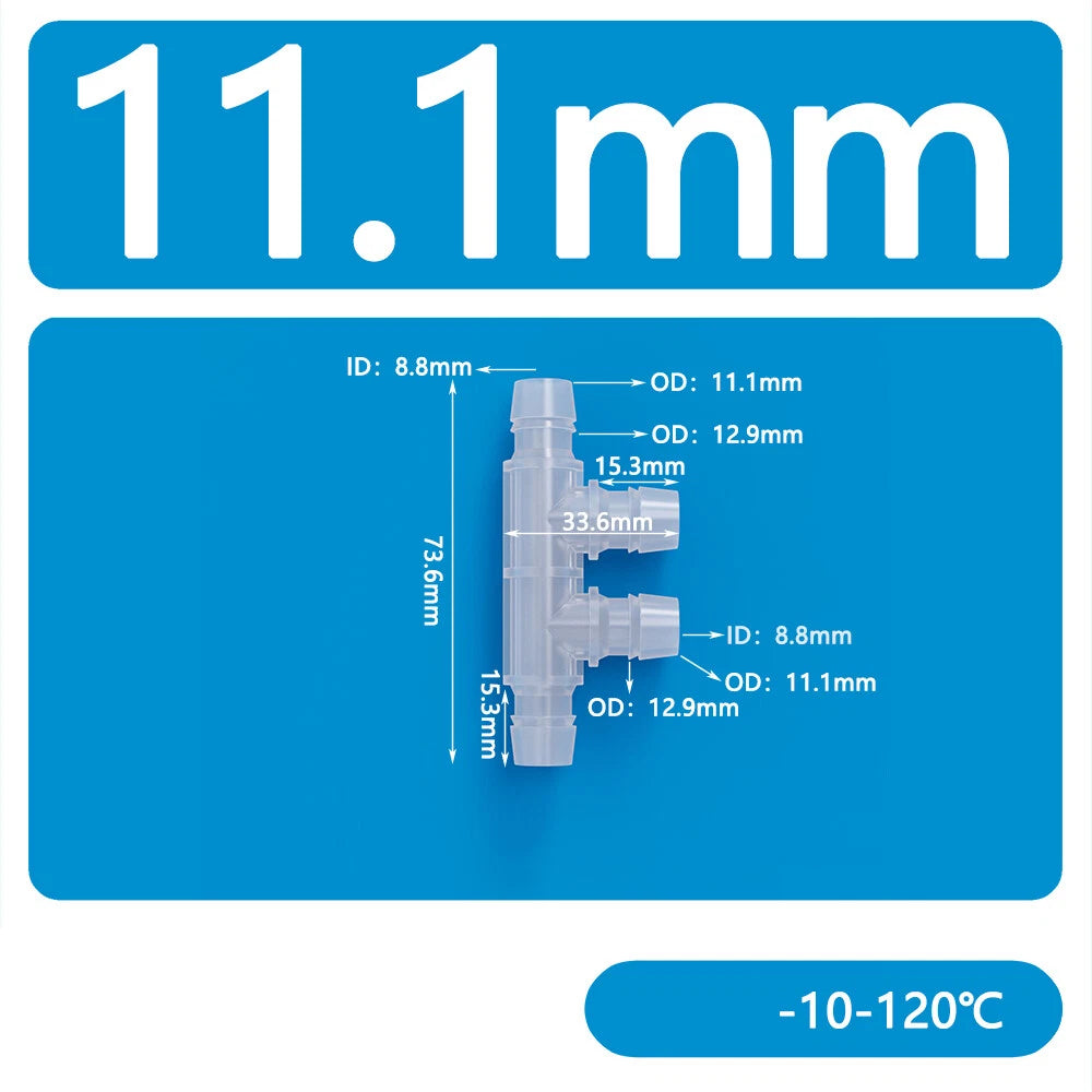Plastic Hose Connector 4 6 8 10-Way Barbed Joiner Tube Pipe Fitting Splitter
