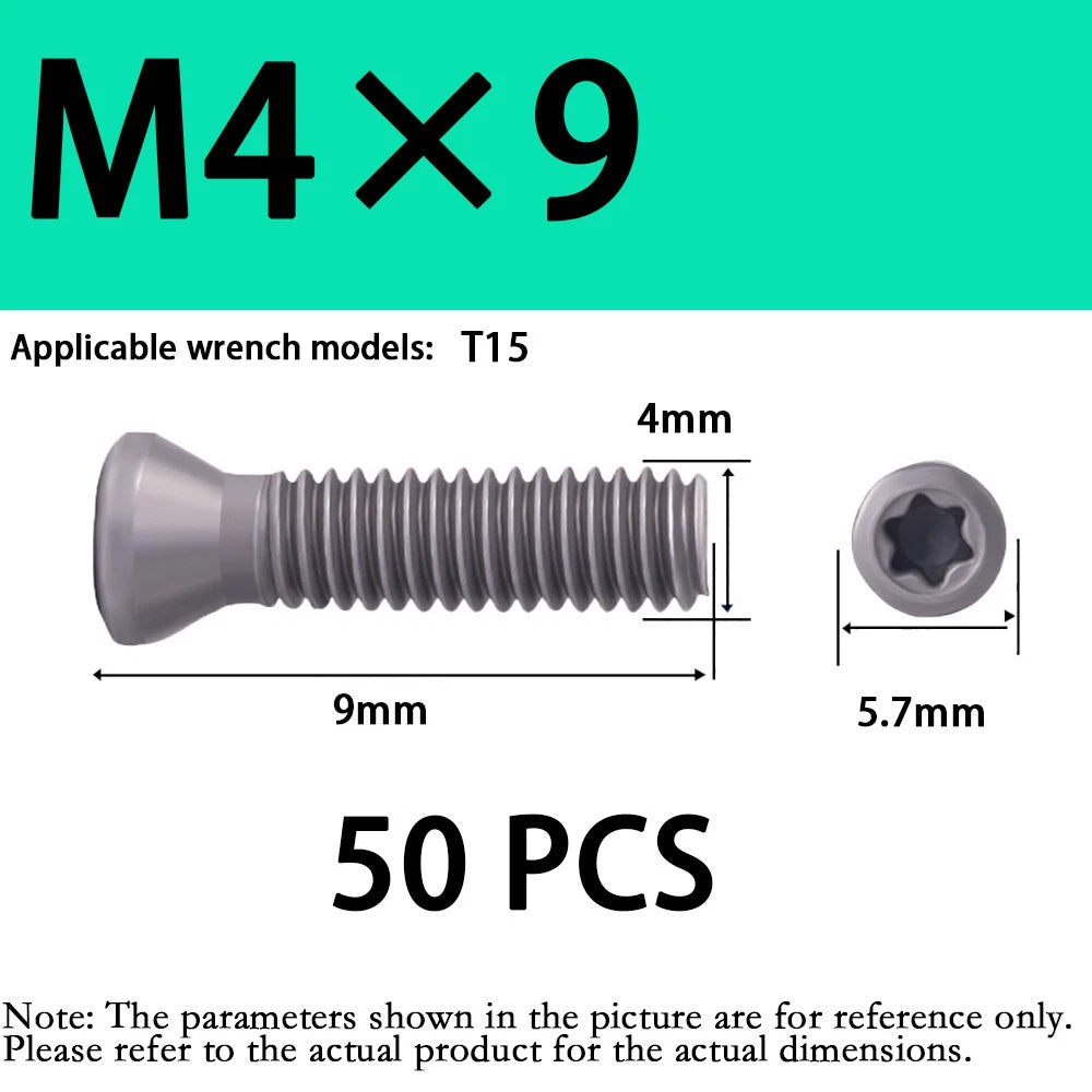 M3 M4 M5 Grade 12.9 Torx Countersunk Machine Screws – SCM435 Alloy Steel, Fully Threaded (4–16mm)