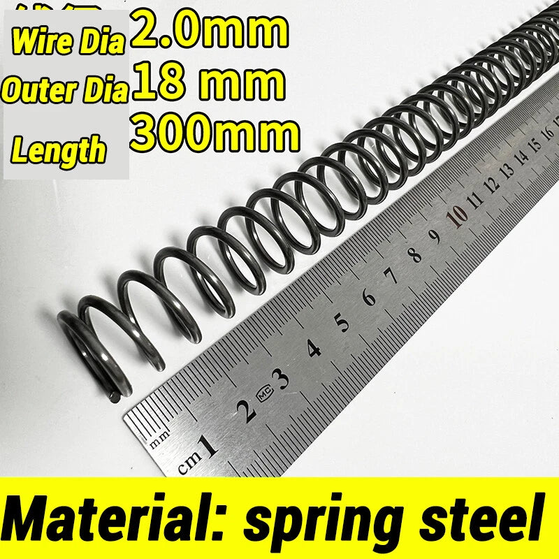 Compression Spring Various Size 2-60mm Diameter & 300mm Length Pressure Small