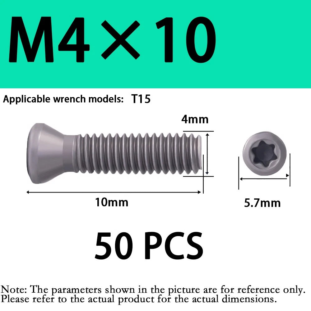 M3 M4 M5 Grade 12.9 Torx Countersunk Machine Screws – SCM435 Alloy Steel, Fully Threaded (4–16mm)