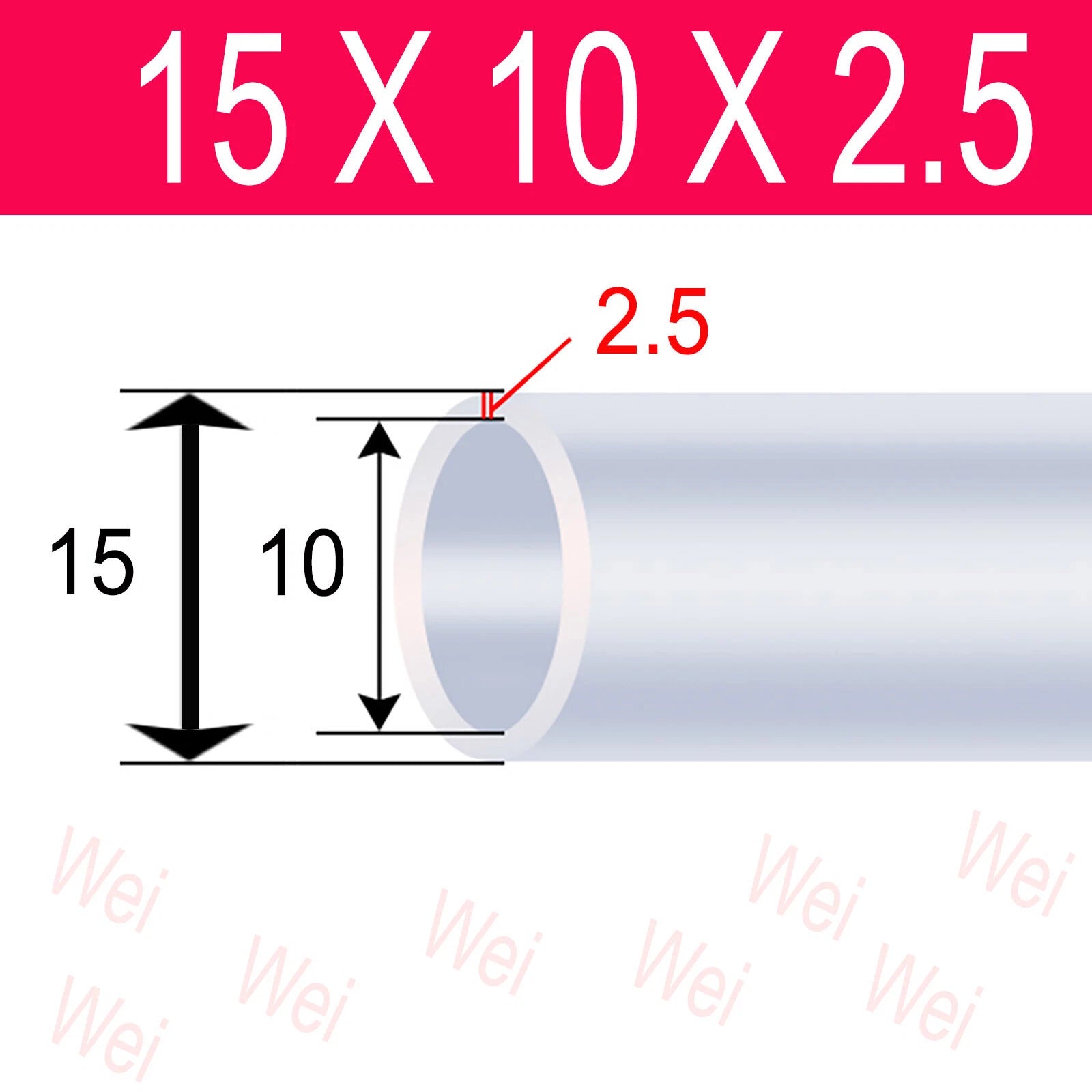 Clear Flexible PVC Tubing – OD 3mm to 57mm, Custom Cut Lengths