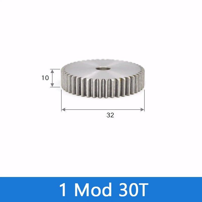Spur Gear 45# Steel Transmission Gear 1/2 Module 12-160 Teeth Pinion Motor Gear