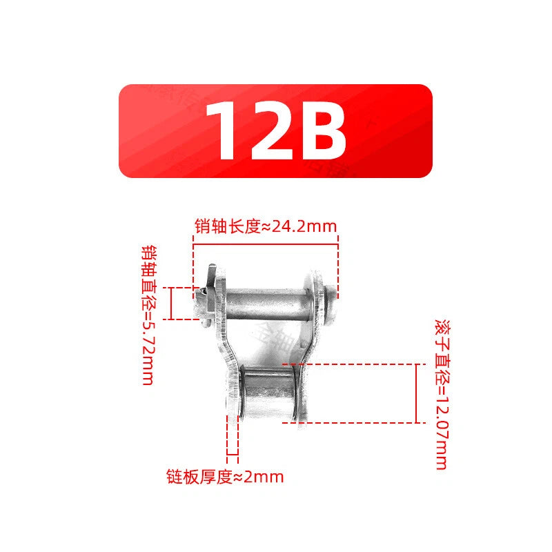 A2 Stainless Steel Roller Chain Link Fast Post Fully& Half Chain Connected Joint